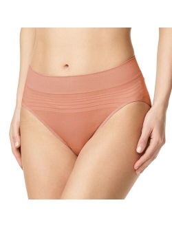 Warners No Pinching No Problem Seamless Striped Hi-Cut Panty RT5501P