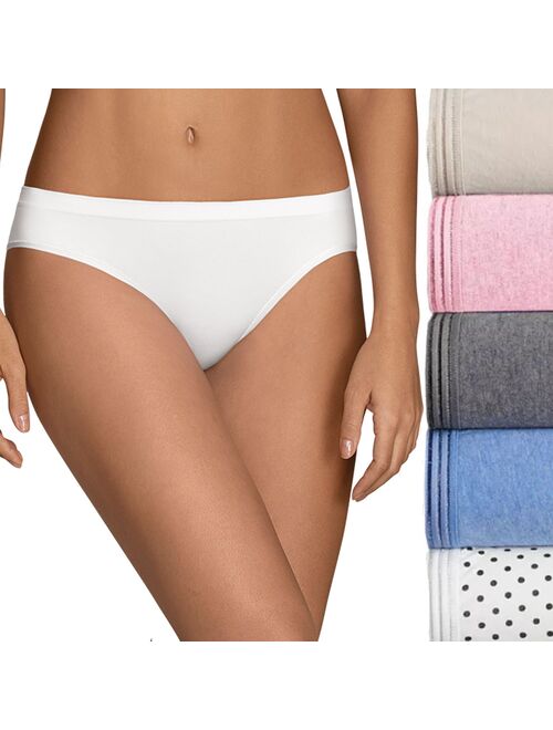 Women's Fruit of the Loom Signature 5-pack Ultra Soft Bikini Panties 5DUSKBK