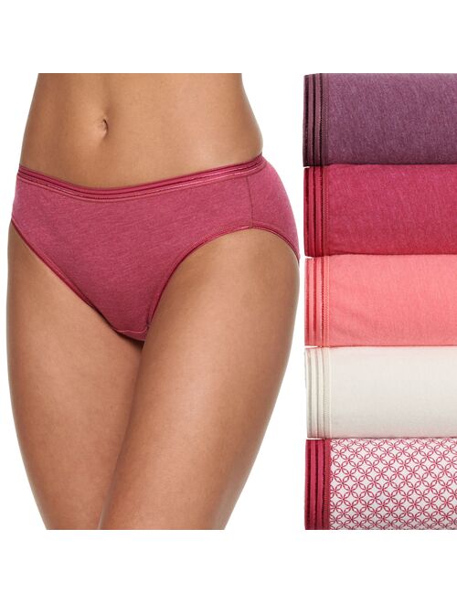 Women's Fruit of the Loom Signature 5-pack Ultra Soft Bikini Panties 5DUSKBK