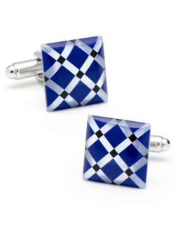 Mother of Pearl Diamond Cufflinks