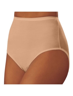 Bali Womens One Smooth U Comfort Indulgence Satin with Lace Hipster Panty