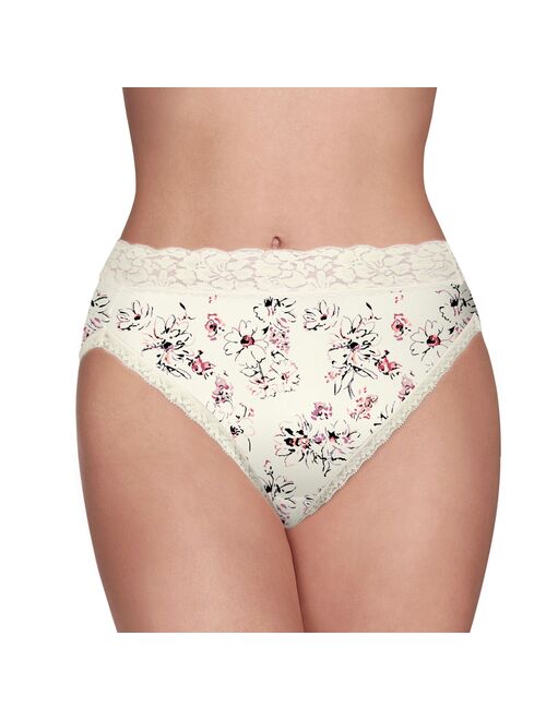 Women's Vanity Fair Flattering Lace Hi-Cut Panty 13280