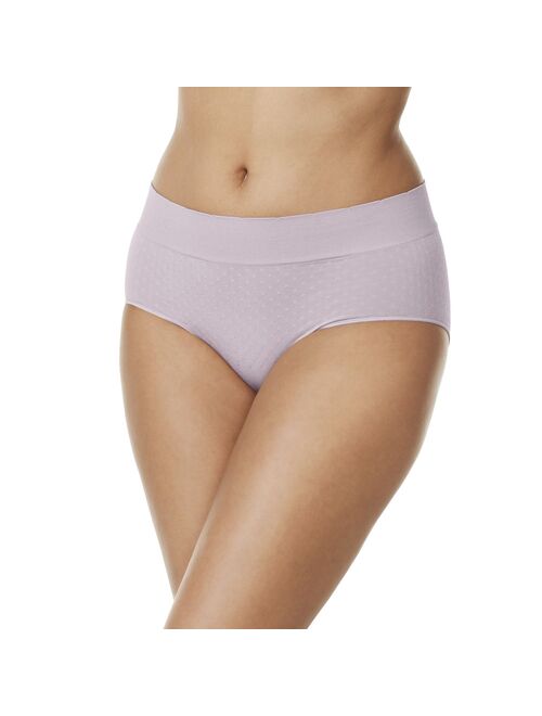 Warner's Women's Warners No Pinching No Problems Seamless Polka Dot Jacquard Hipster Panty RU8131P