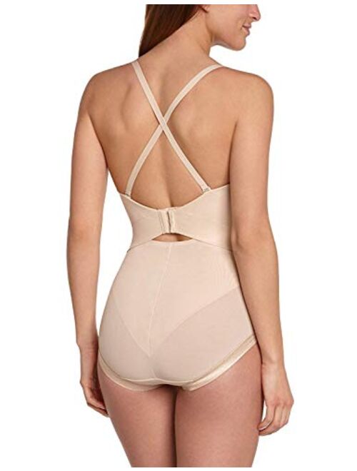 Maidenform Women's Body Shaper With Built-In Bra & Anti-Static Shapewear FL1256