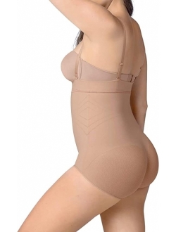 Women's Firm Tummy-Control WYOB Power Slim Faja Bodysuit Shaper 018478