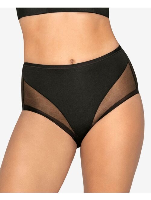 Leonisa Women's Light Control Mesh-Panel Brief