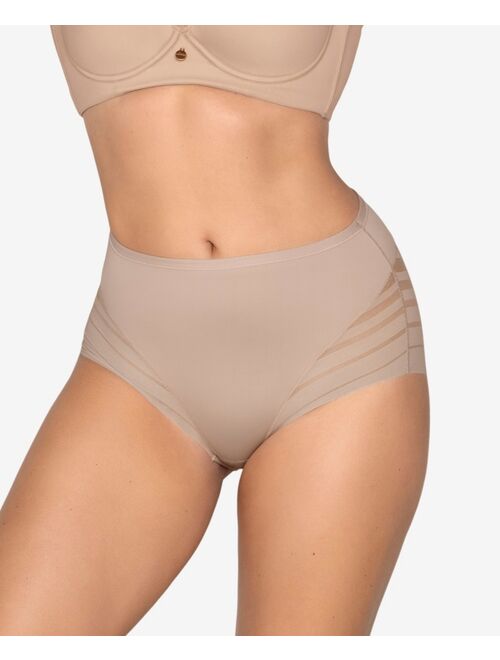 Leonisa Women's Lace Stripe Undetectable Panty