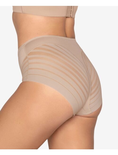 Leonisa Women's Lace Stripe Undetectable Panty