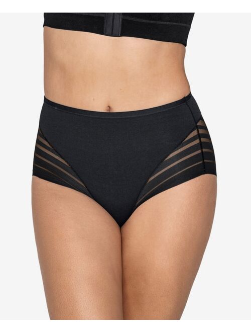 Leonisa Women's Lace Stripe Undetectable Panty