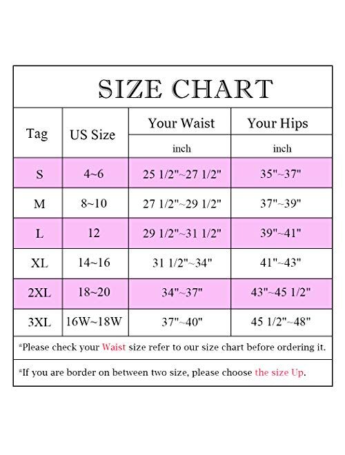Buy Joyshaper High Waist Half Slips for Women Under Dresses Tummy ...