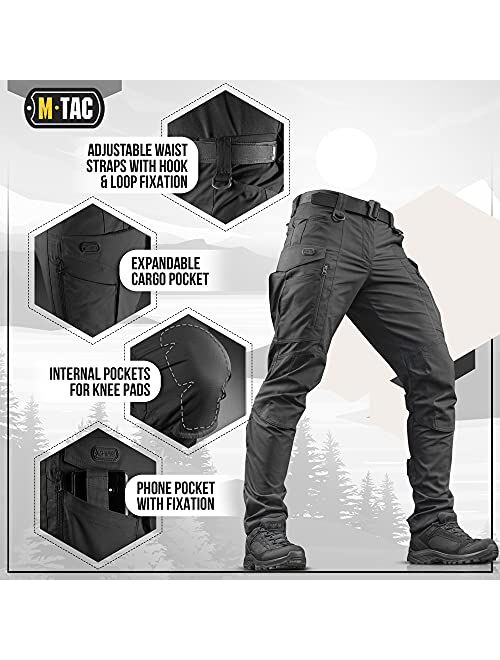 M-Tac Conquistador Flex Tactical Pants - Military Men's Cargo Pants with Pockets