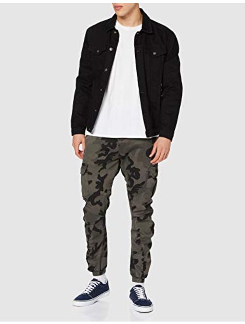 Urban Classics Mens Camo Cargo Jogging Pants