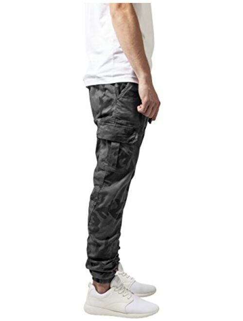 Urban Classics Mens Camo Cargo Jogging Pants