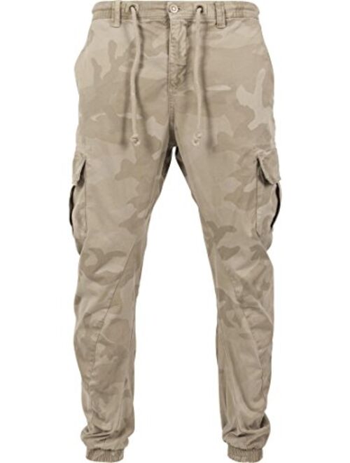 Urban Classics Mens Camo Cargo Jogging Pants