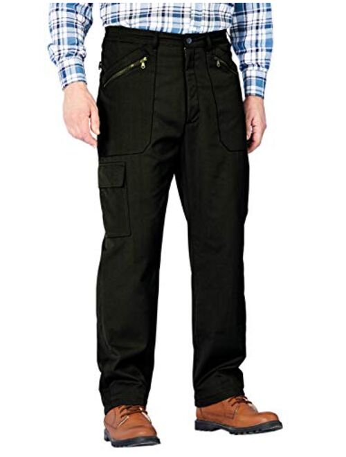 Chums Mens Fully Lined Thermal Stretch Waist Action Trouser Pants