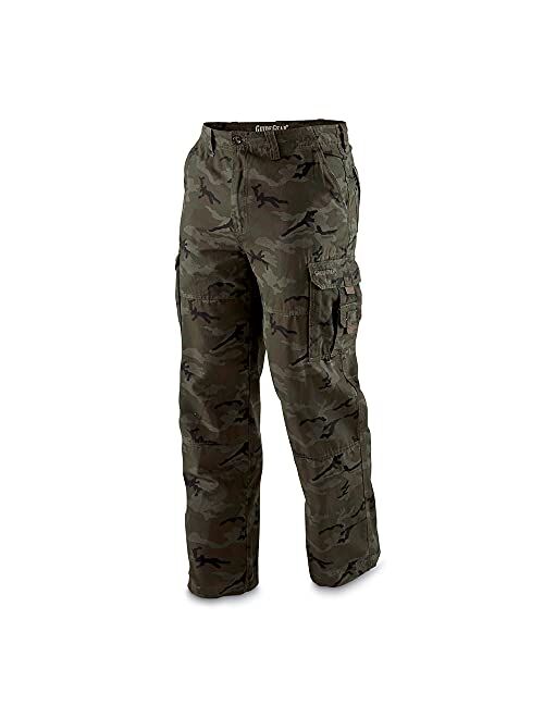 Guide Gear Cargo Pants for Men with Pockets Cotton, Tactical Work Hiking Military Pants