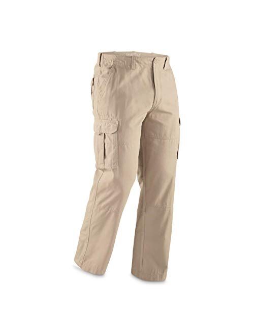 Guide Gear Cargo Pants for Men with Pockets Cotton, Tactical Work Hiking Military Pants