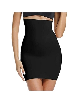 SLIMBELLE Half Slips Shaper Cool Comfort Seamless Slip Shapewear Under Dress Tight Skirt Undergarments