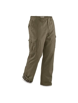 Guide Gear Men's Flannel-Lined Cotton Cargo Pants