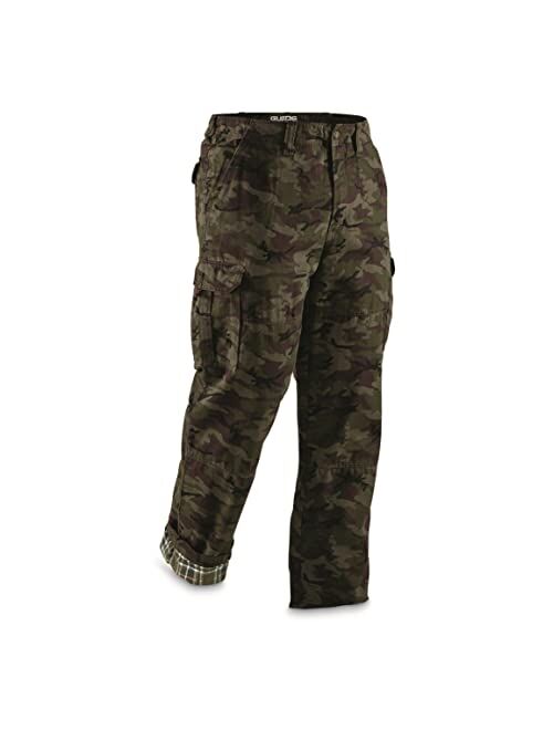 Guide Gear Men's Flannel-Lined Cotton Cargo Pants