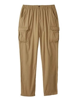 KingSize Men's Big & Tall Knockarounds Full-Elastic Waist Cargo Pants