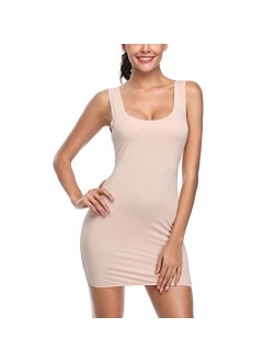 JOYSHAPER Full Slips for Women Under Dresses Long Cami Slip Dress Seamless Slimming Slip Shapewear