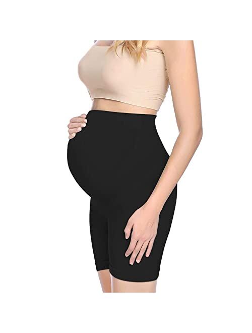 Gaoport Womens Seamless Maternity Shapewear High Waist Mid-Thigh Pettipant Pregnancy Underwear for Belly Support