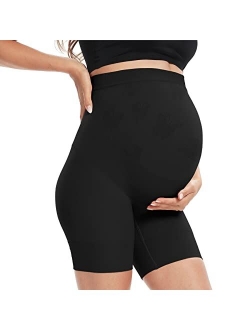 Xnhan Secret Fit Shaper Panty - Seamless Maternity Shapewear with Bonus Laundry Bag,Belly Support,Prevent Thigh Chaffing,S-XXXL