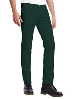 ETHANOL Mens Slim Hyper Stretch Motion Free Five Pocket Pants