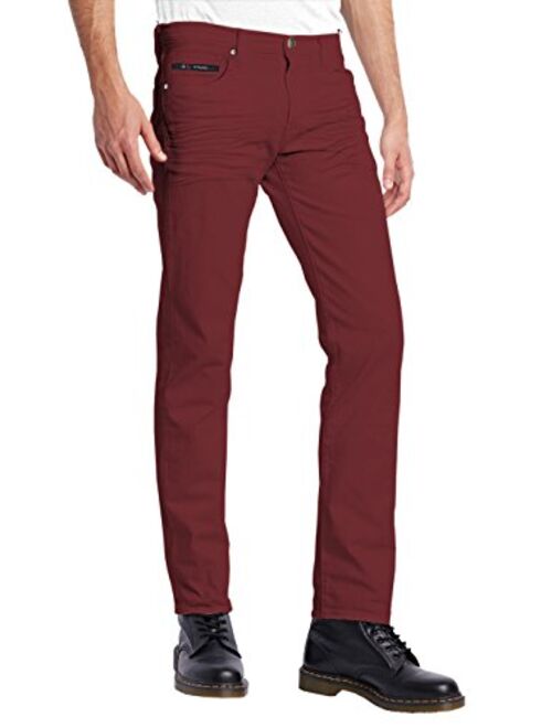 ETHANOL Mens Slim Hyper Stretch Motion Free Five Pocket Pants