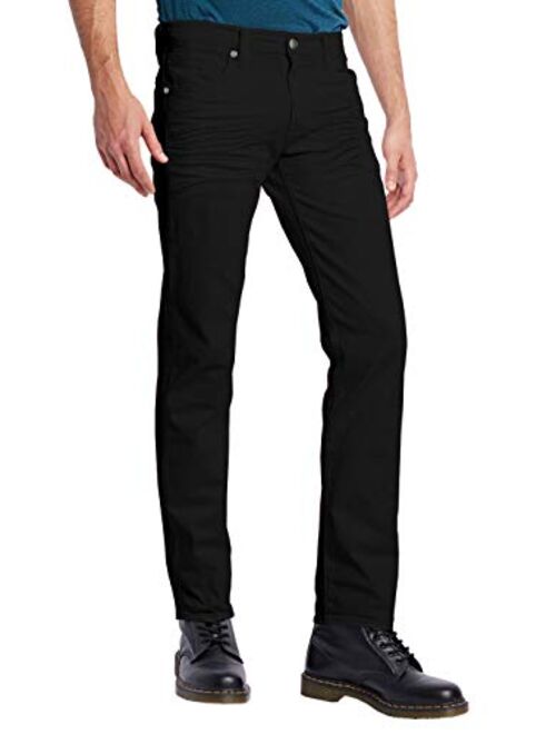 ETHANOL Mens Slim Hyper Stretch Motion Free Five Pocket Pants