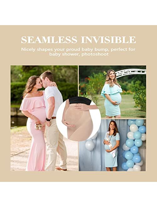 KIM S Women's Seamless Maternity Shapewear for Dresses, Mid-Thighs Pregnancy Underwear