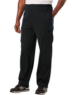 KingSize Men's Big & Tall Lightweight Cargo Sweatpants