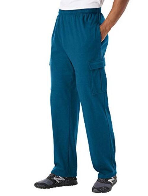 KingSize Men's Big & Tall Lightweight Cargo Sweatpants