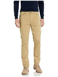 Buttoned Down Men's Straight-Fit 5-Pocket Easy Care Stretch Twill Chino Pant