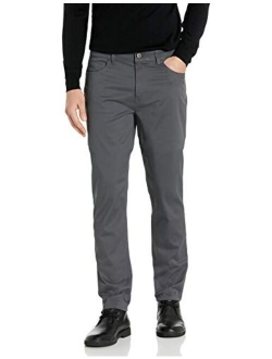 Buttoned Down Men's Straight-Fit 5-Pocket Easy Care Stretch Twill Chino Pant