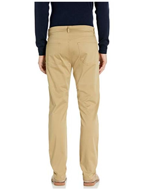 Buttoned Down Men's Straight-Fit 5-Pocket Easy Care Stretch Twill Chino Pant