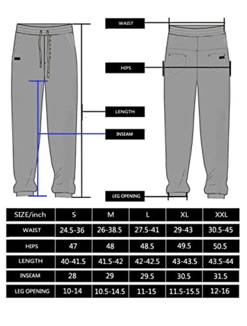 BIBONG Men Joggers Chino Cargo Pants Hiking Outdoor Recreation Pants Twill Fitness Track Jogging Pants Casual Cotton Pants