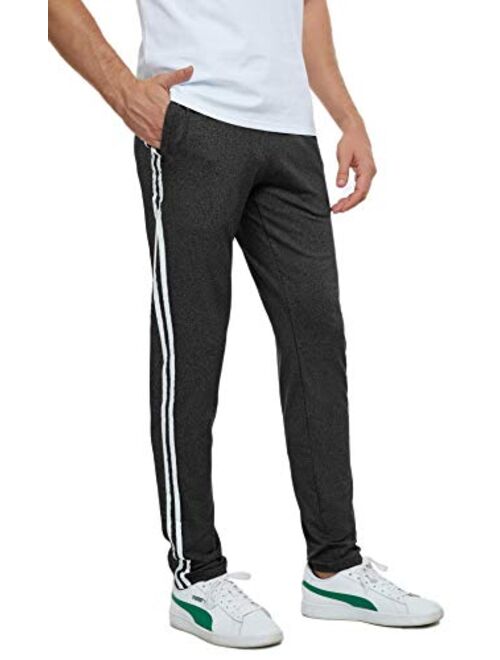 Boisouey Men's Athletic Workout Running Pants Training Joggers Sweatpants with Pockets