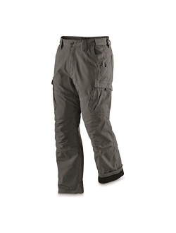 Guide Gear Men's Fleece-lined Flex Canvas Cargo Work Pants