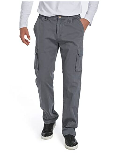 Eaglide Men's Outdoor Elastic Cargo Pant, Mens Pockets Cotton Tactical Pants