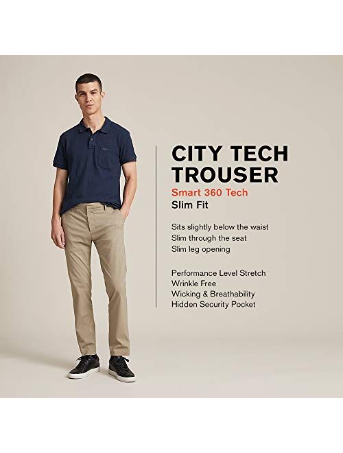 Dockers Men's City Trouser Slim Fit Smart 360 Tech Pants