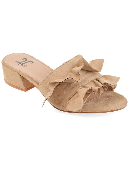 Journee Collection Slide-on Ruffle Mules