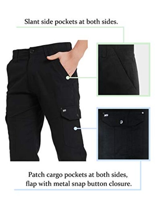 Gochange Cargo Pants for Men Relaxed Fit,Mens Work Pants Stretch Cargo, Rip Stop Mens Casual Pants Slim Fit