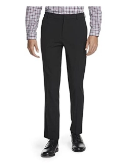 Men's Stain Shield Stretch Slim Fit Flat Front Dress Pant