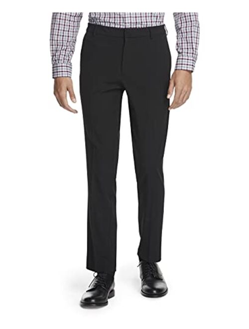 Van Heusen Men's Stain Shield Stretch Slim Fit Flat Front Dress Pant