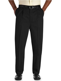 Oak Hill by DXL Big and Tall Premium Stretch Pleated Pants