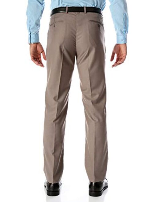 Ferrecci Men's Halo Slim Fit Flat-Front Dress Pants