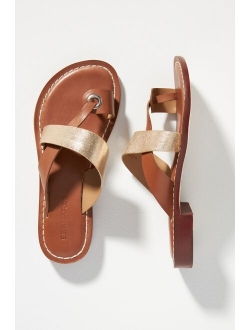 Bernardo Tia Cross-Strap Sandals