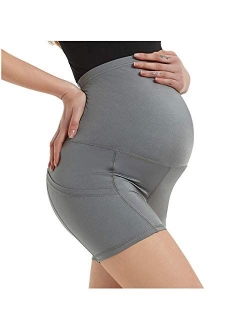 Mmknlrm Seamless Maternity Shapewear, High Waisted Butt Lift Mid-Thigh Pregnancy Underwear, Belly Support Prevent Chaffing Panties